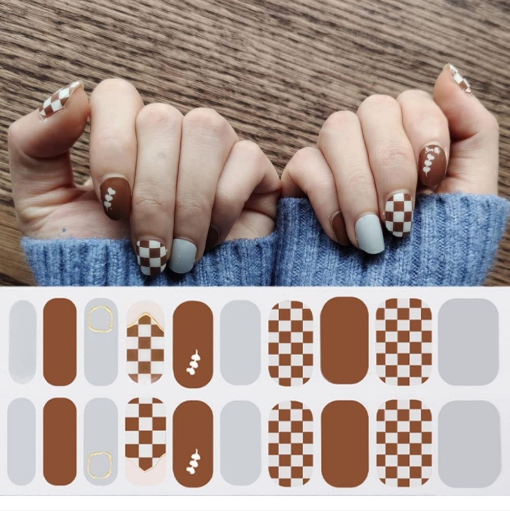 Semi Cured Gel Nail Polish Strips